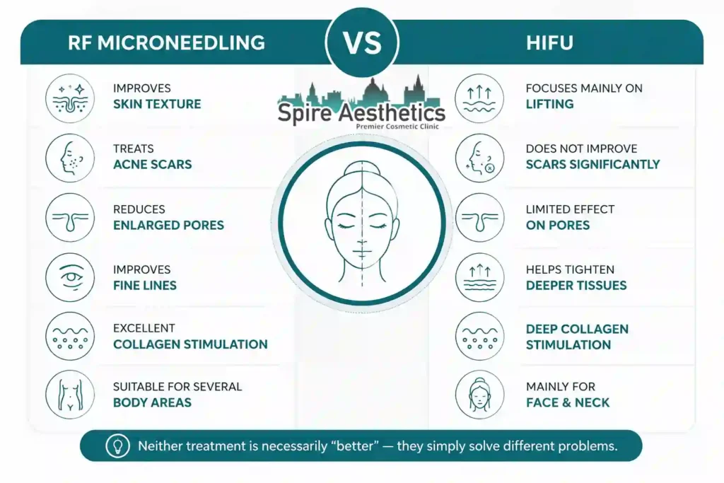 RF Microneedling vs HIFU: Which Treatment Gives Better Results Highworth?